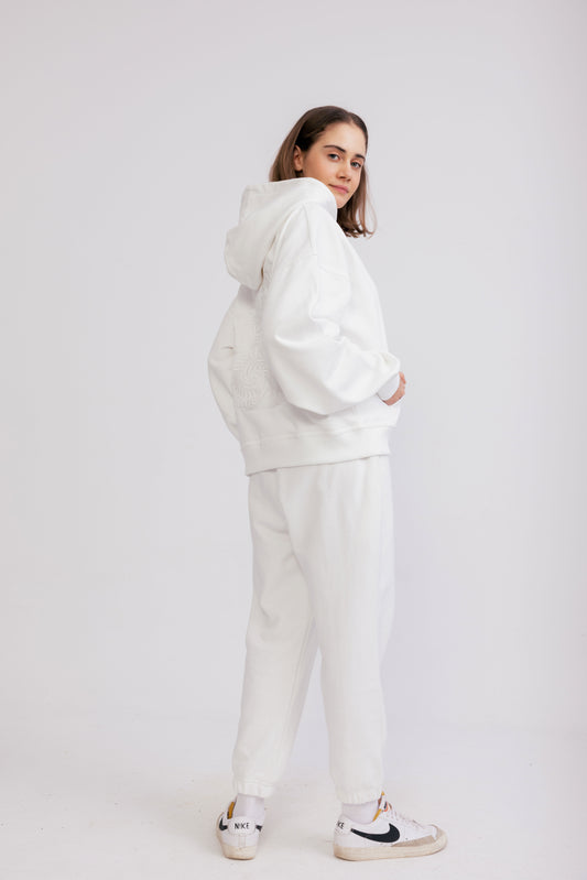 Aydin Back Motif White Woman